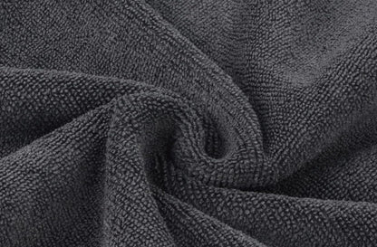Microfiber Cleaning Cloth Ultra Absorbent Softer Towel Reusable Cloth No Streak Lintless Cleaning Clothes for Home, Kitchen, Car, Window Use 12X12 Inch Slate Grey 6 Pack